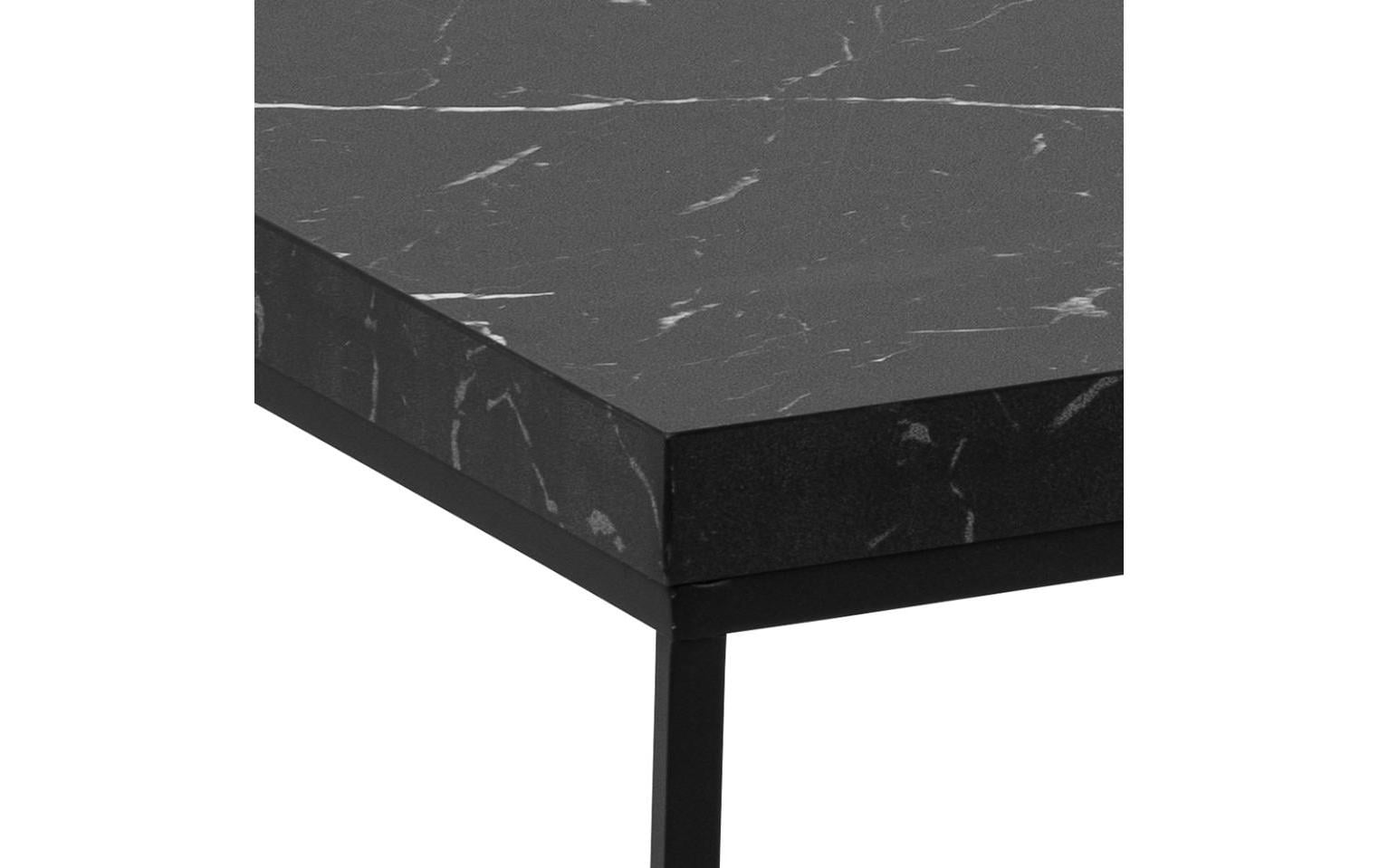 AC Design Couchtisch Barossa 110 x 55 x 45 cm, Schwarz