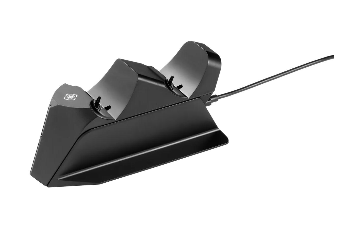 DELTACO Ladestation Dual Charger PS5 Schwarz