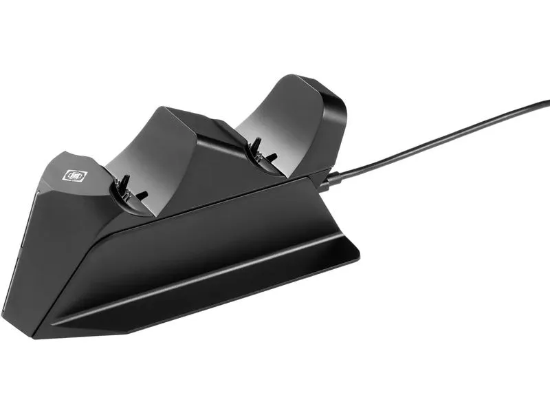 DELTACO Ladestation Dual Charger PS5 Schwarz