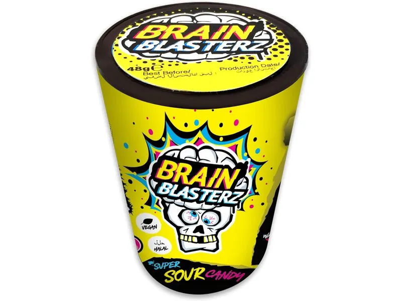 Brain Blasterz Sour Hard Candy 48 g Brain Blasterz Sour Hard Candy 48 g