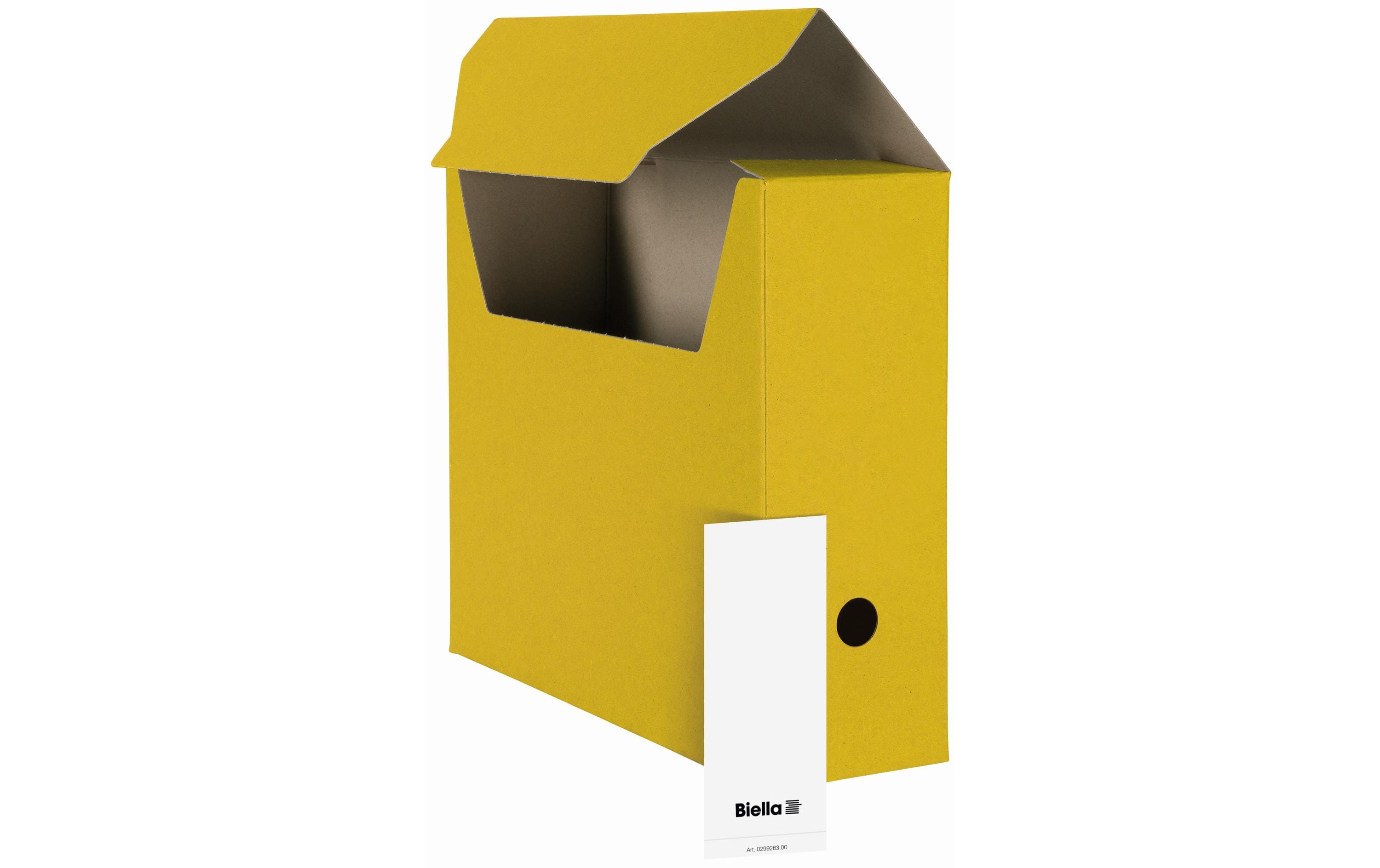 Biella Archivschachtel A4 Gelb, 10 Stück Biella Archivschachtel A4 Gelb, 10 Stück