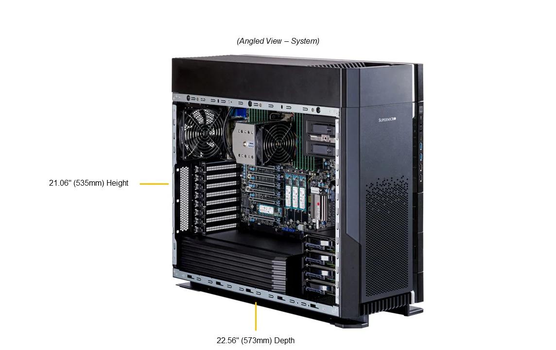 Supermicro Barebone SuperWorkstation SYS-551A-T Supermicro Barebone SuperWorkstation SYS-551A-T