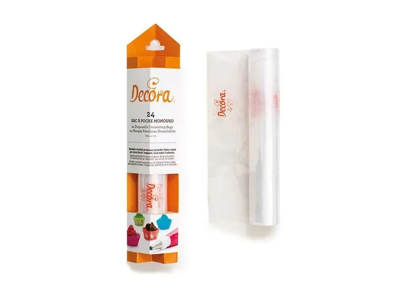 Decora Spritzbeutel 40 cm, 24 Stück