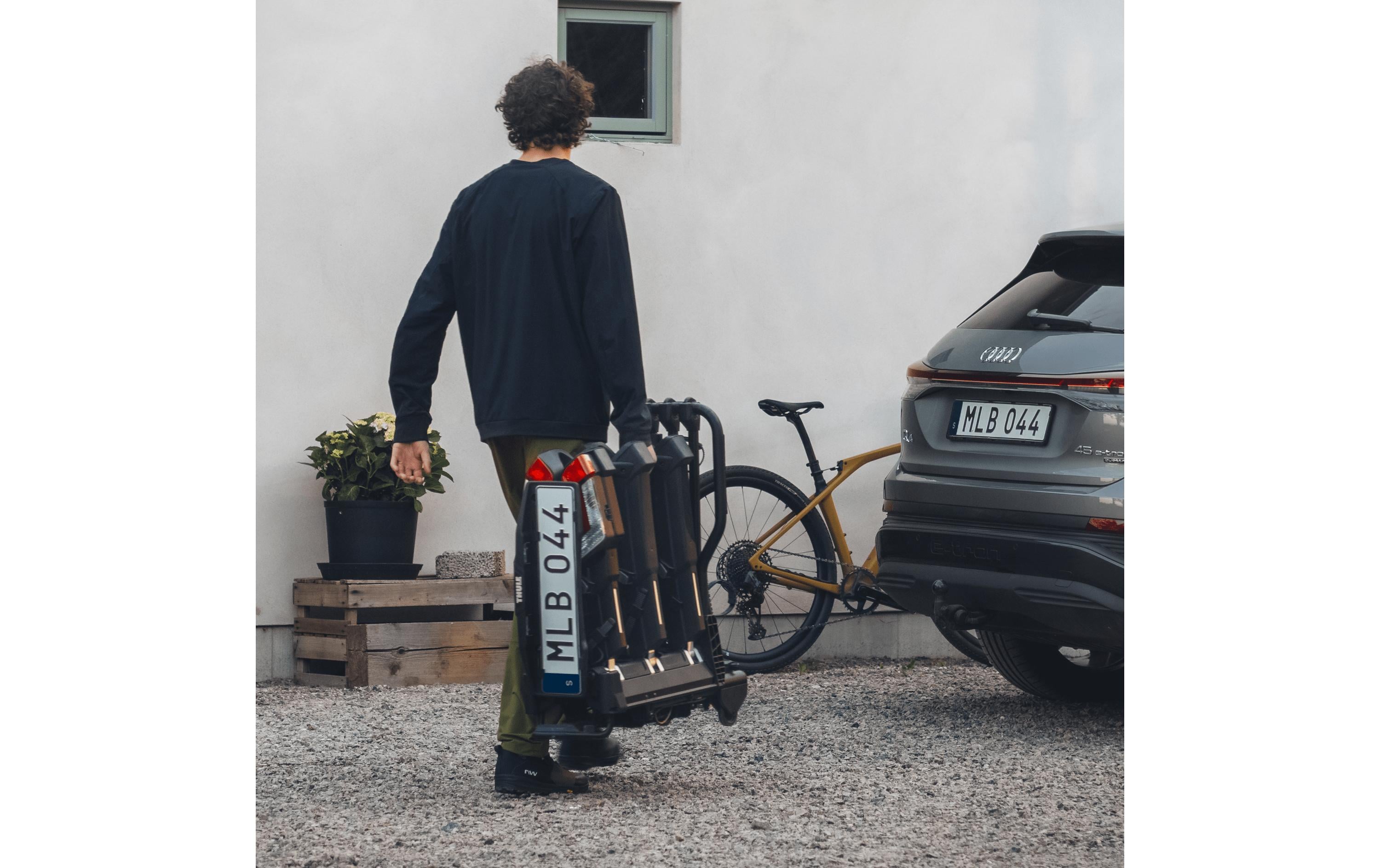 Thule Heckfahrradträger EASYFOLD 3 Schwarz 3-Bike