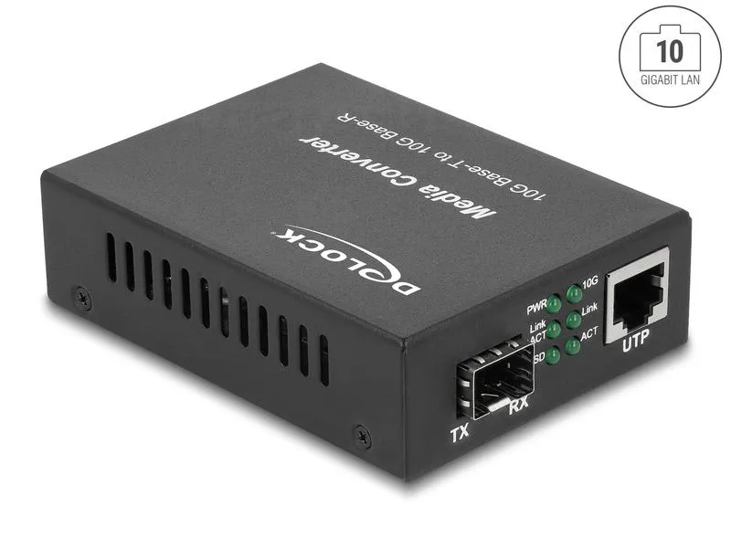 Delock Medienkonverter 10GBase-R SFP+ zu 10GBase-T RJ45 Delock Medienkonverter 10GBase-R SFP+ zu 10GBase-T RJ45
