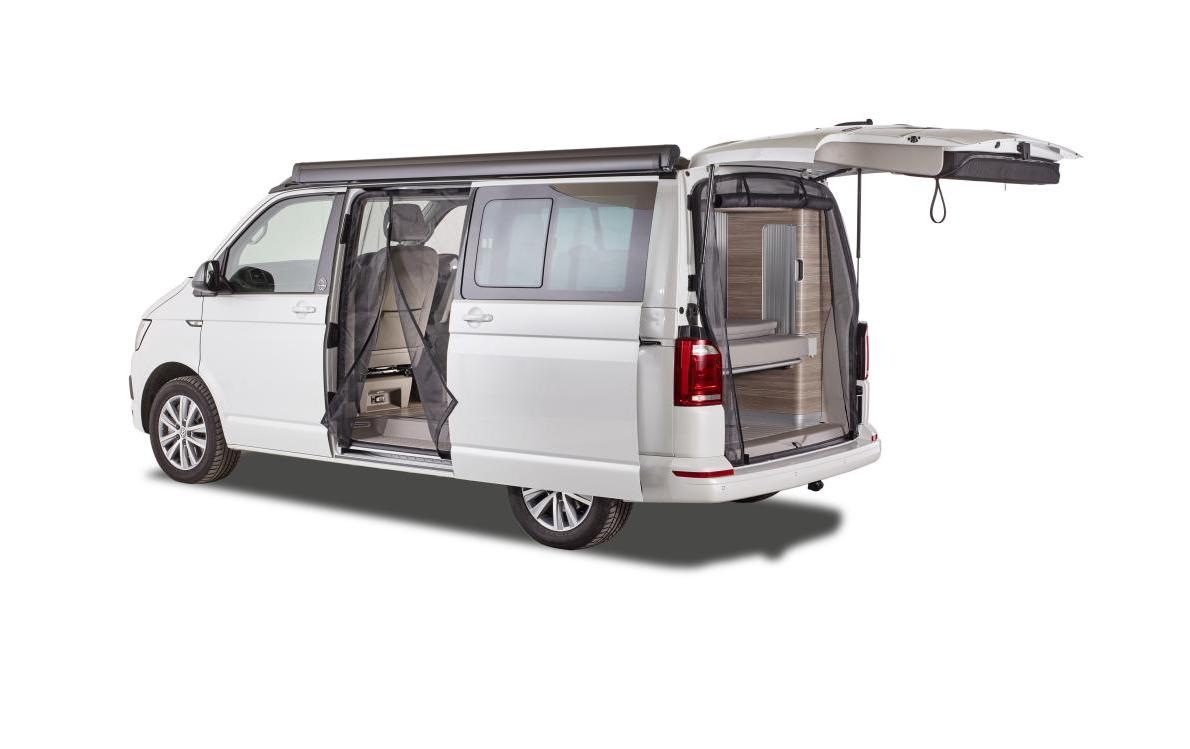 Van Quito Moskitonetz mit Schiebetüren, links Van Quito Moskitonetz mit Schiebetüren, links