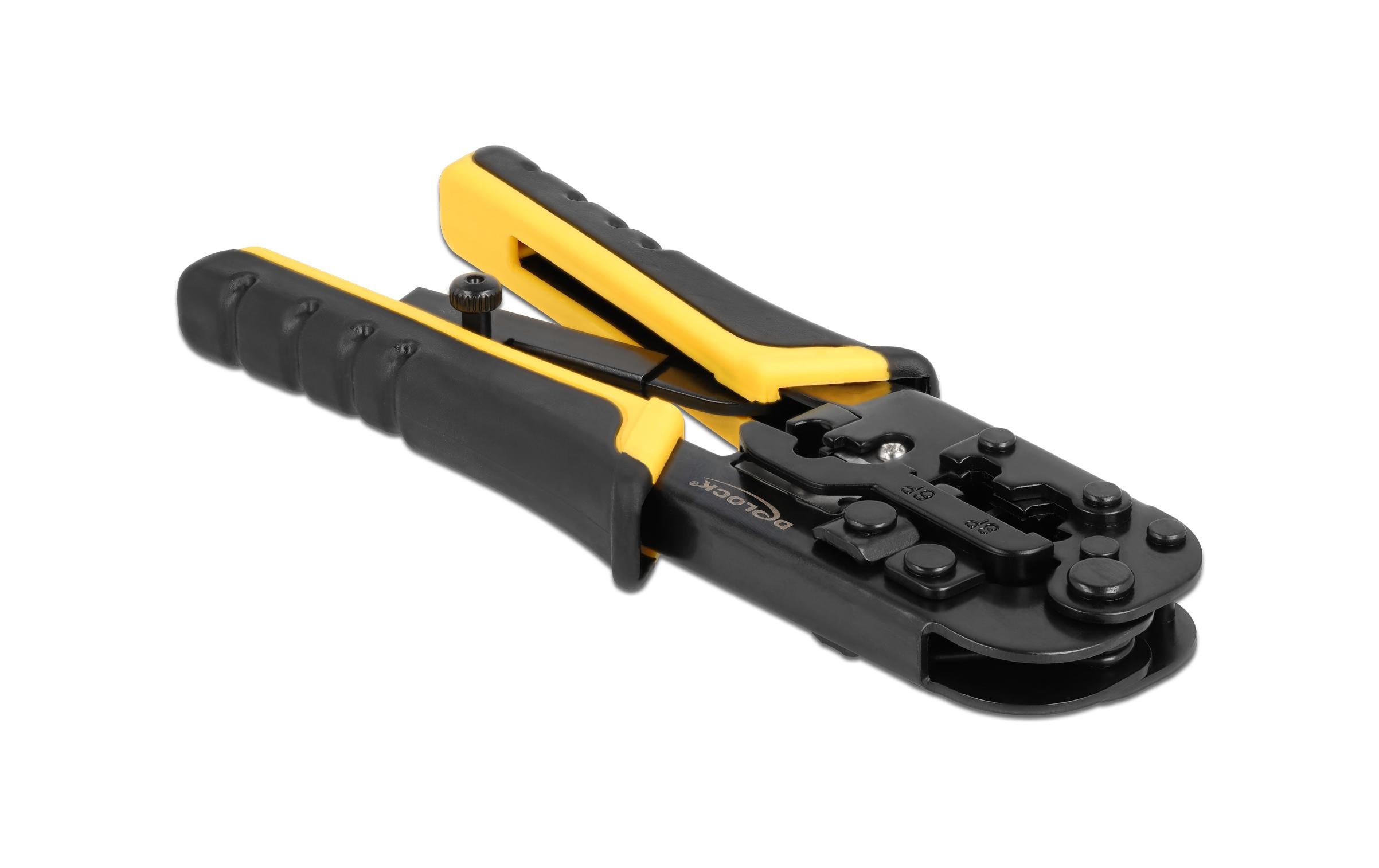 Delock Crimpzange Universell mit Abisolierer Delock Crimpzange Universell mit Abisolierer