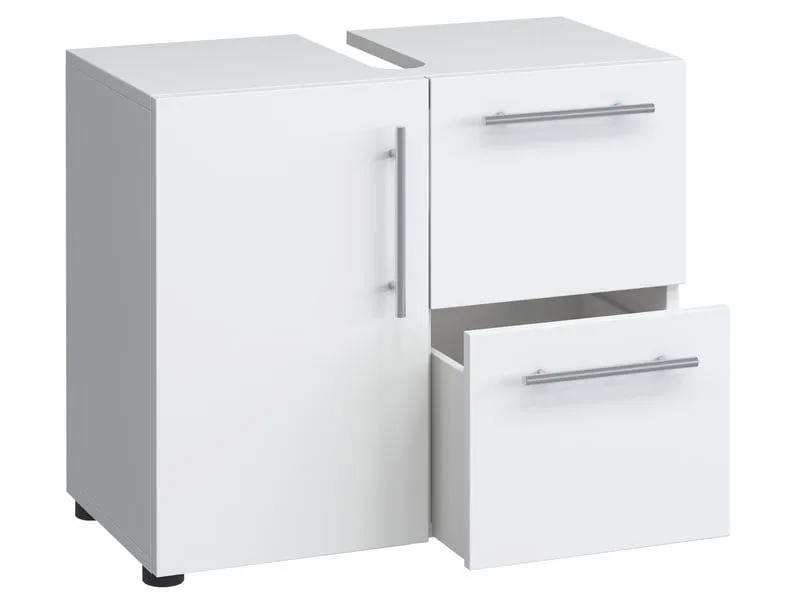 VCM Waschbeckenunterschrank Flandu 61 x 51 cm, Weiss