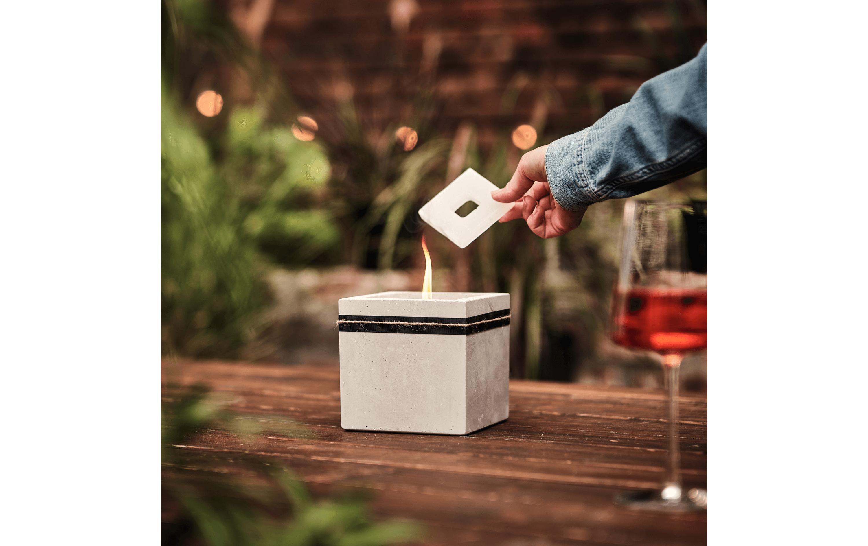 Beske Betonfeuer Kea' 13 x 13 x 13 cm