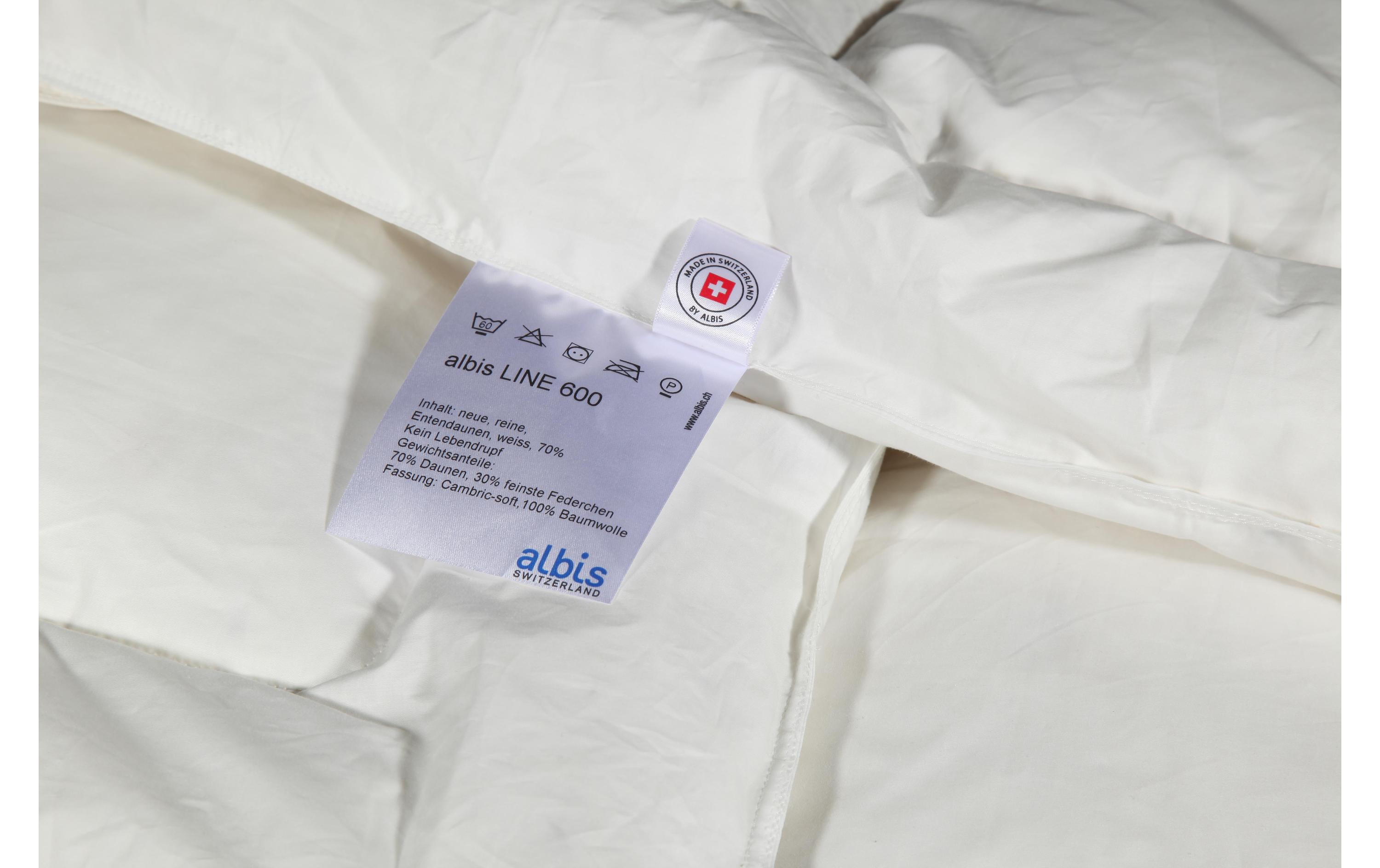 Albis Albis Line 600 Ganzjahresdaunenduvet 160 x 210 cm