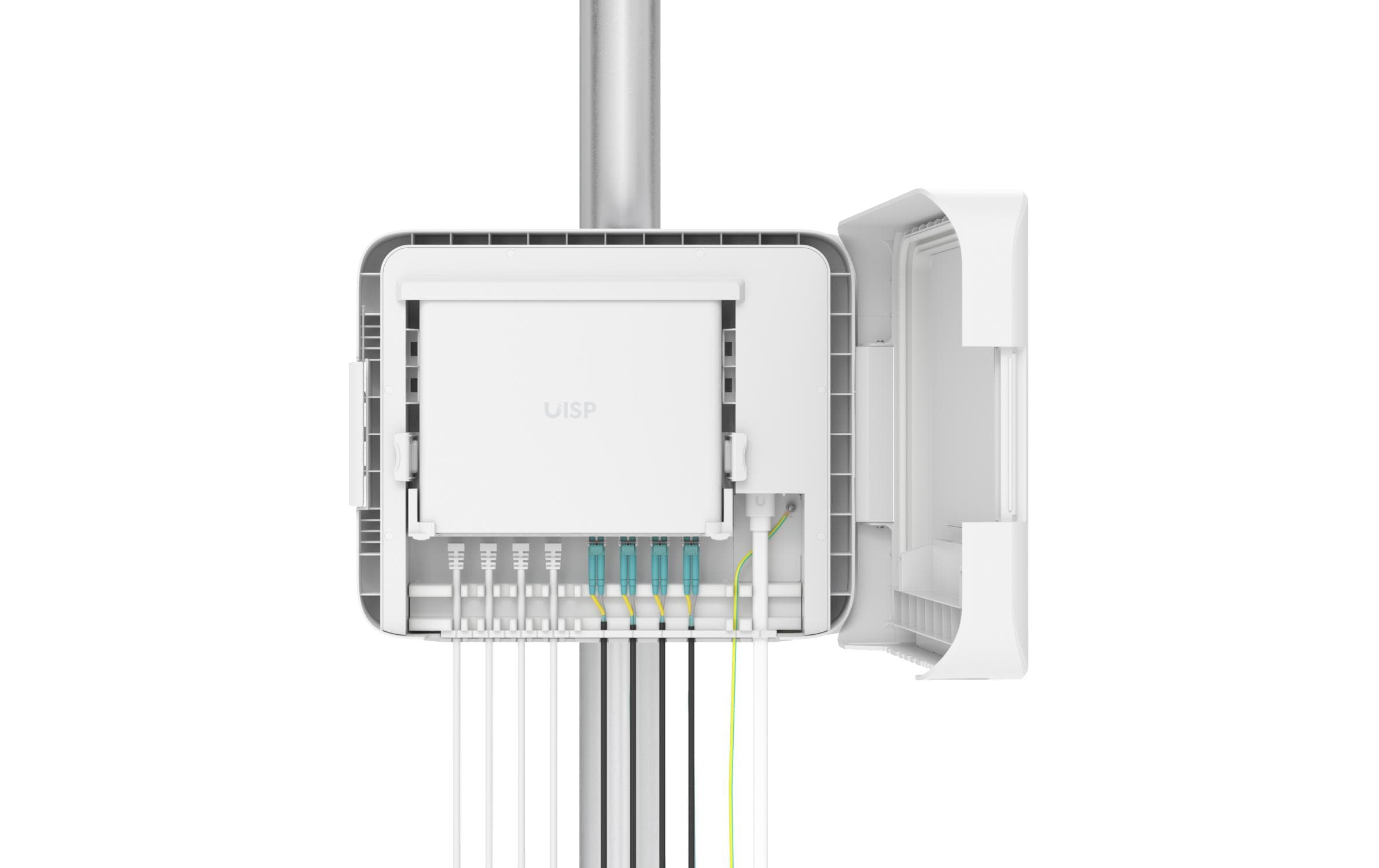 Ubiquiti Wetterfestes Aussengehäuse UISP-Box-Plus + UACC-Fiber-SR-Kit Ubiquiti Wetterfestes Aussengehäuse UISP-Box-Plus + UACC-Fiber-SR-Kit