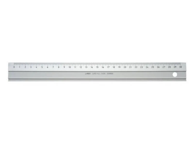 Linex Lineal Facette aus Aluminium, 30 cm Linex Lineal Facette aus Aluminium, 30 cm