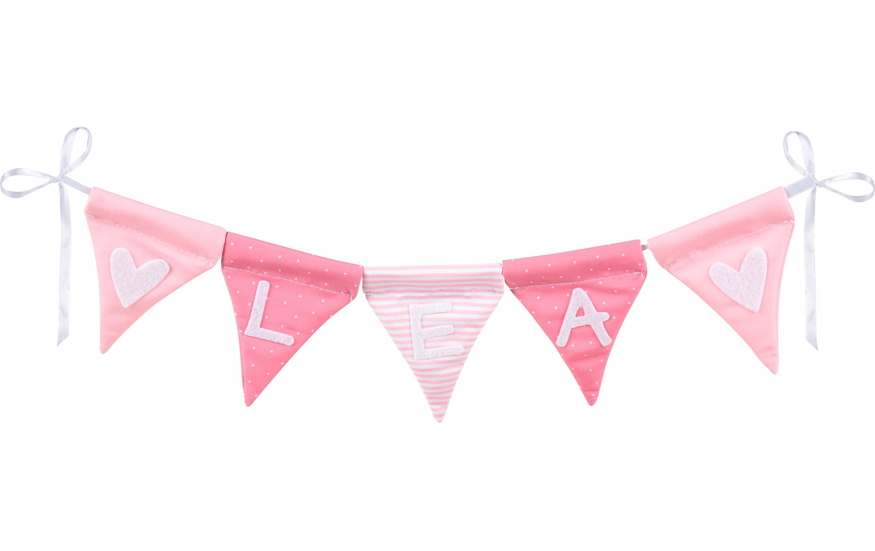 Goki Buchstabe Wimpelkette Rosa Goki Buchstabe Wimpelkette Rosa