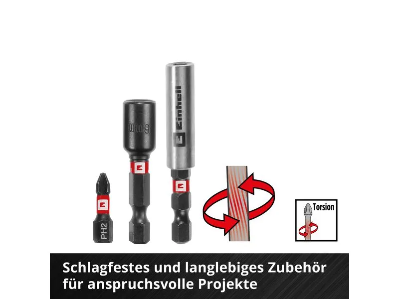 Einhell Bit-Set M-CASE Kassette Mix 39tlg LS Einhell Bit-Set M-CASE Kassette Mix 39tlg LS