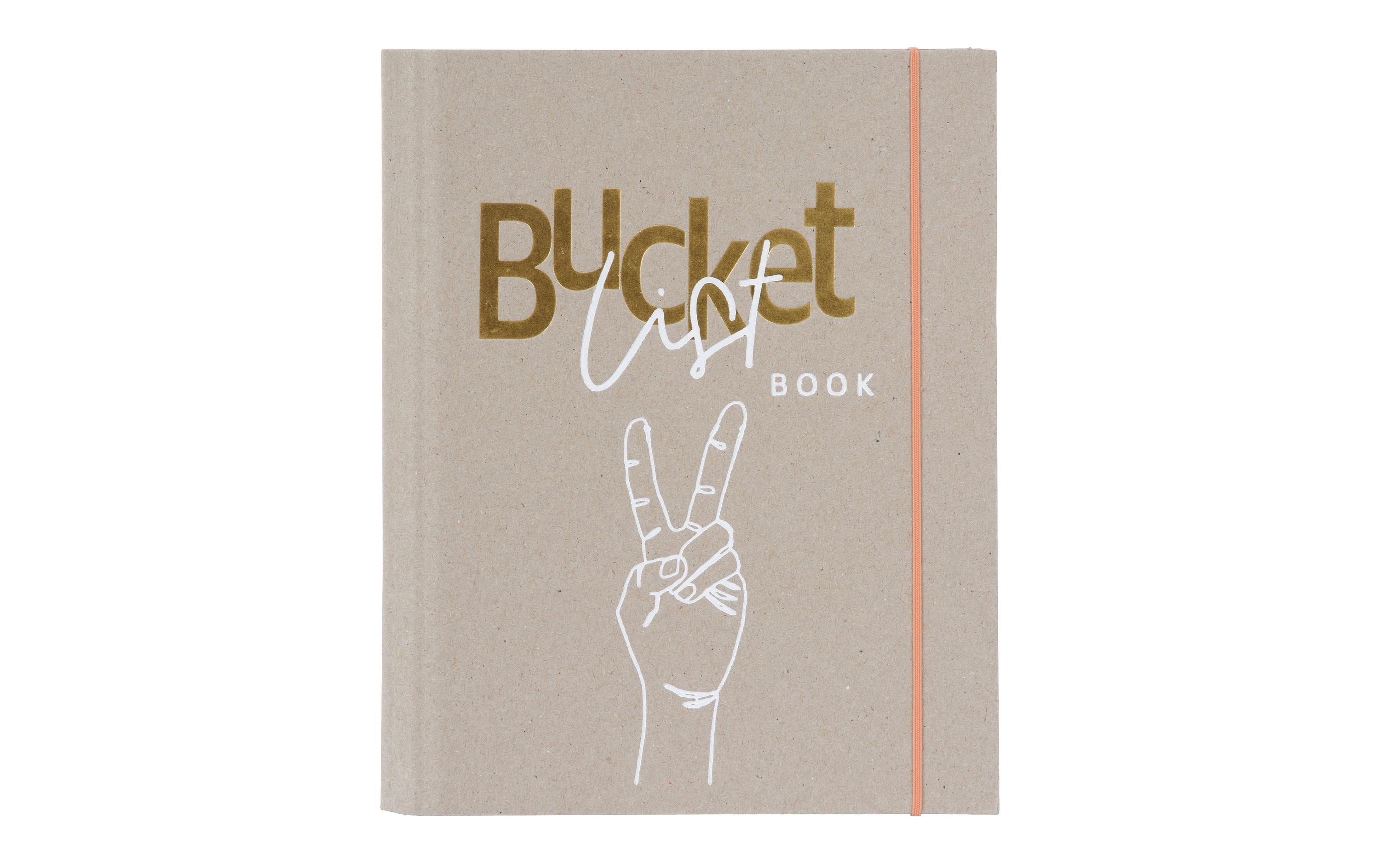 Goldbuch Ringbuch Bucket List Braun