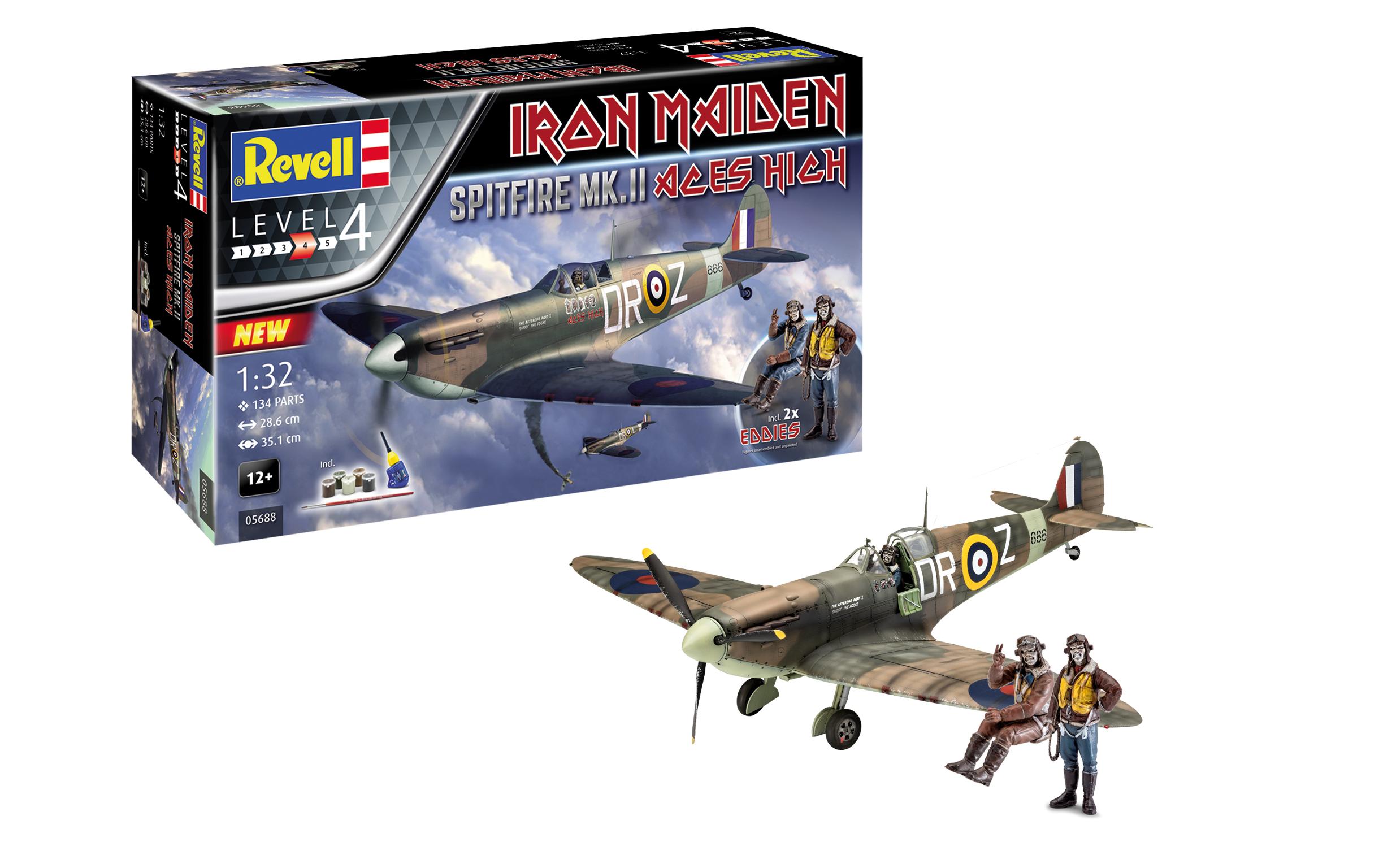 Revell Bausatz Spitfire Mk.V Iron Maiden 1:32