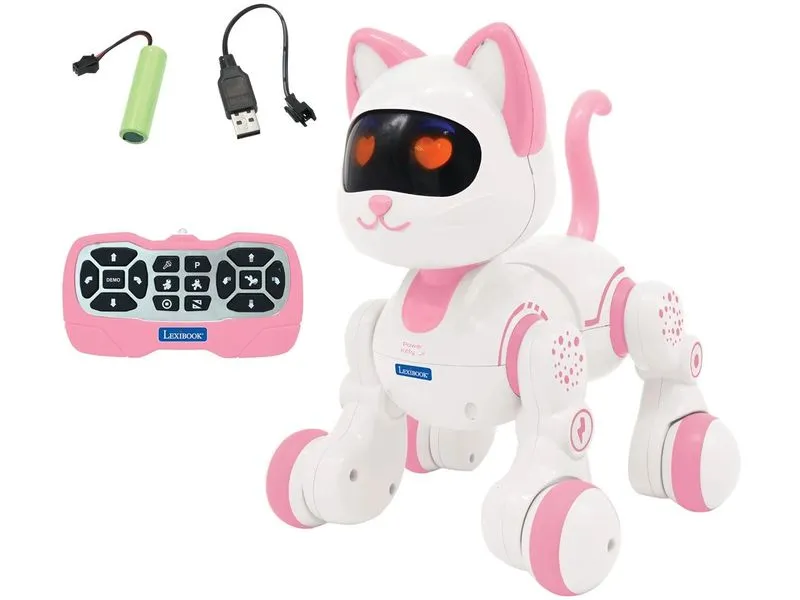 Lexibook Lernroboter Power Kitty Junior Weiss, Rosa Lexibook Lernroboter Power Kitty Junior Weiss, Rosa