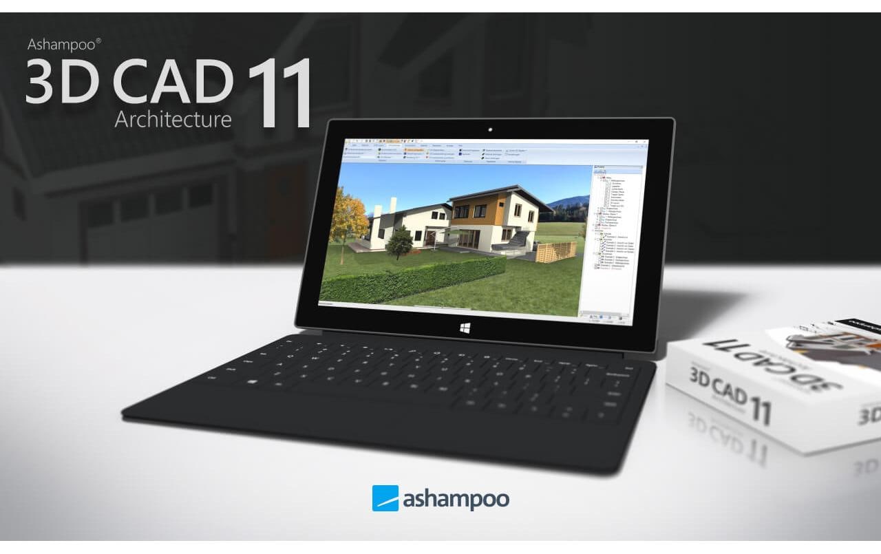 Ashampoo 3D CAD Architecture 11 ESD, Vollversion, 1 PC Ashampoo 3D CAD Architecture 11 ESD, Vollversion, 1 PC
