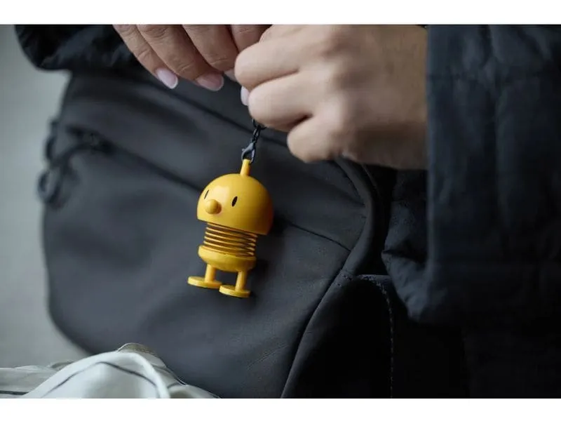 Hoptimist Taschenanhänger, Gelb