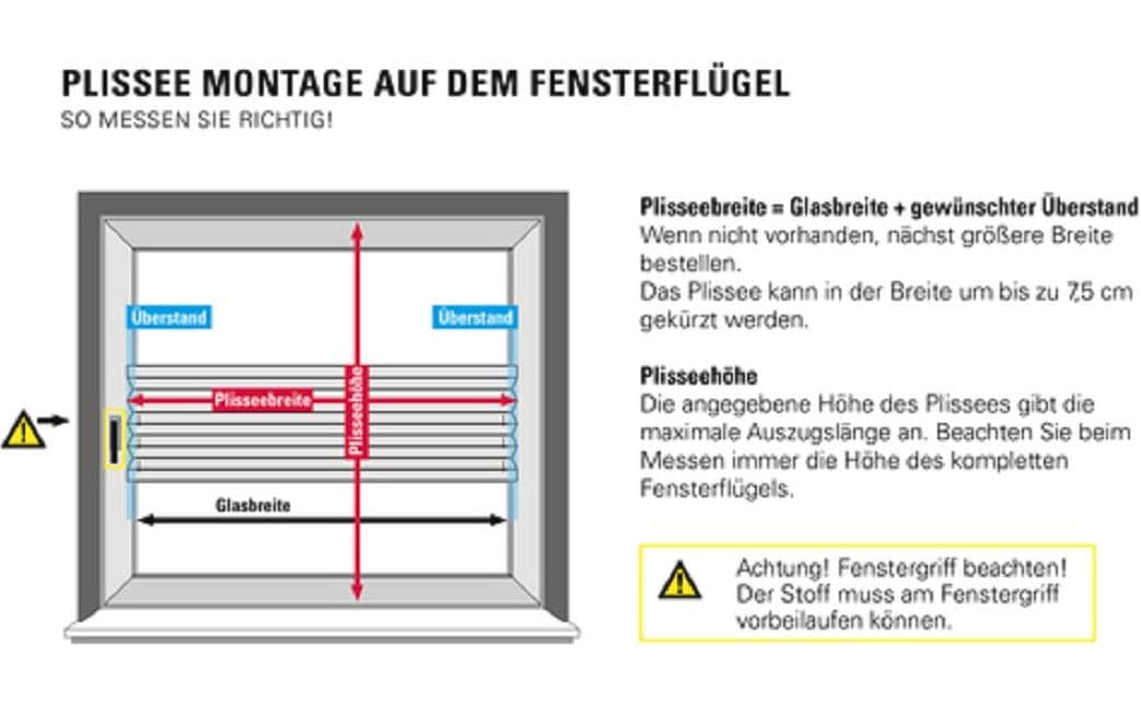 Gardinia Plissée Concept Thermo, Grau, 50 x 130 cm