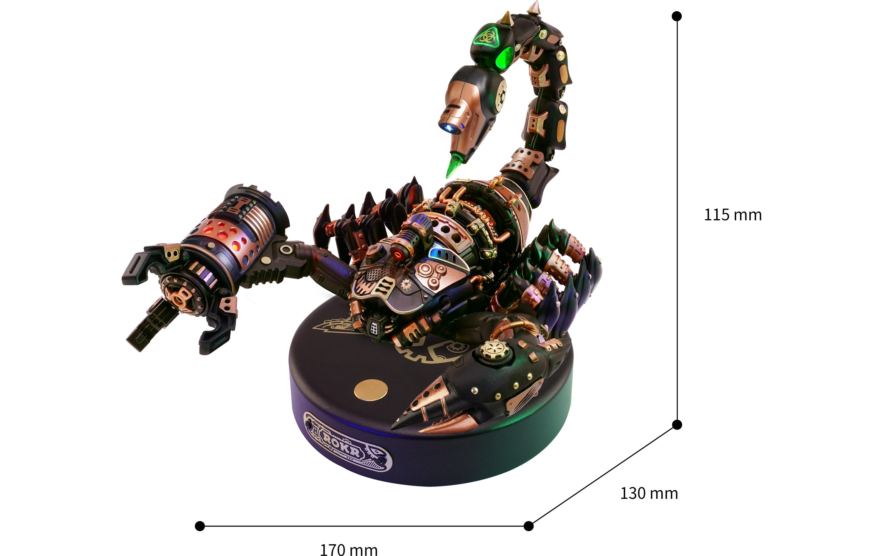 RoboTime Bausatz ROKR Mechanischer Emperor Scorpion