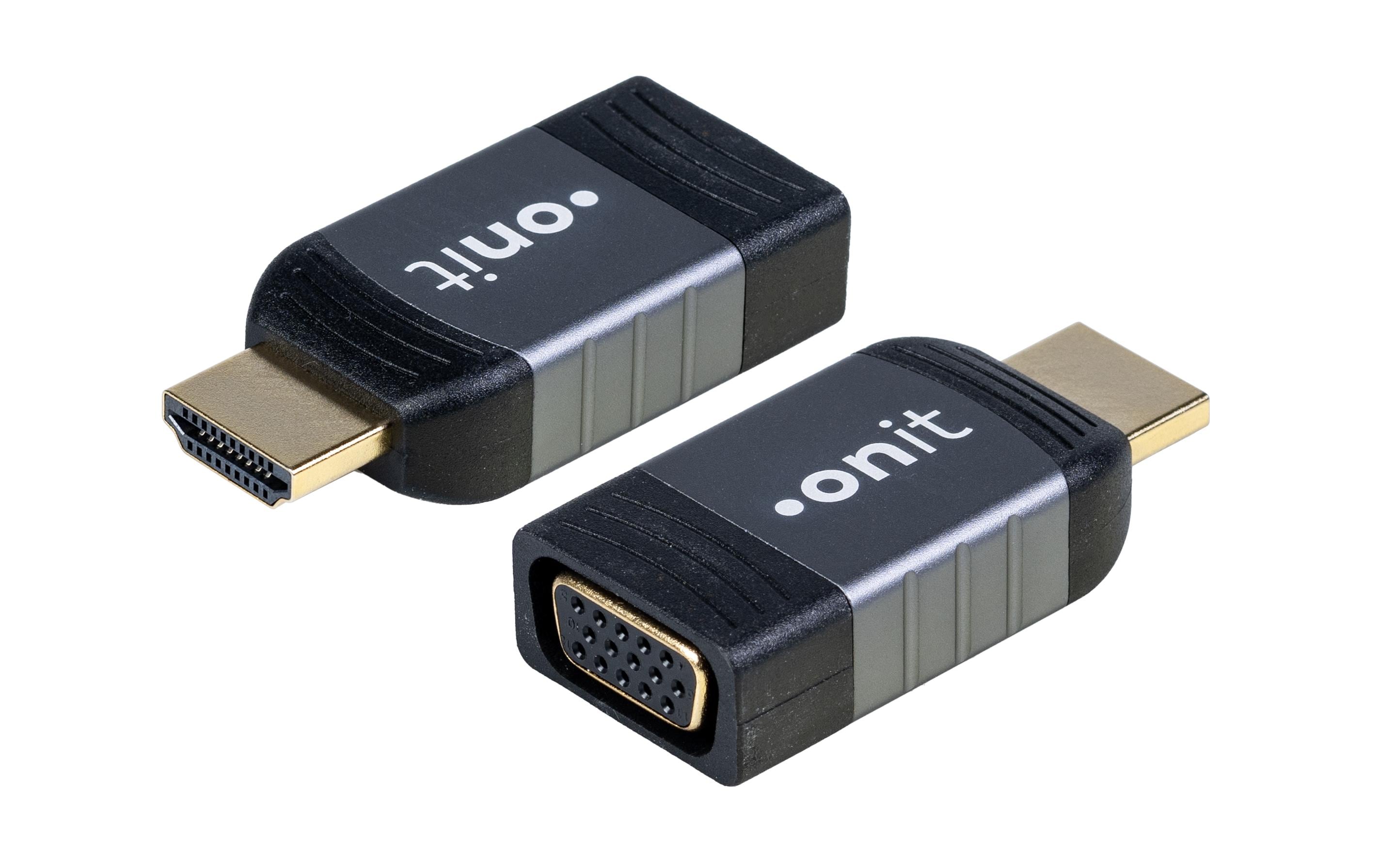 onit Adapter HDMI - VGA, 1 Stück