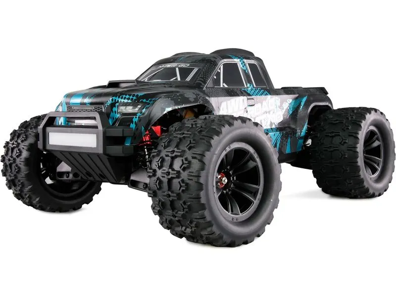 Amewi Monster Truck Hyper Go MTX10 1:10, ARTR, Schwarz/Blau Amewi Monster Truck Hyper Go MTX10 1:10, ARTR, Schwarz/Blau