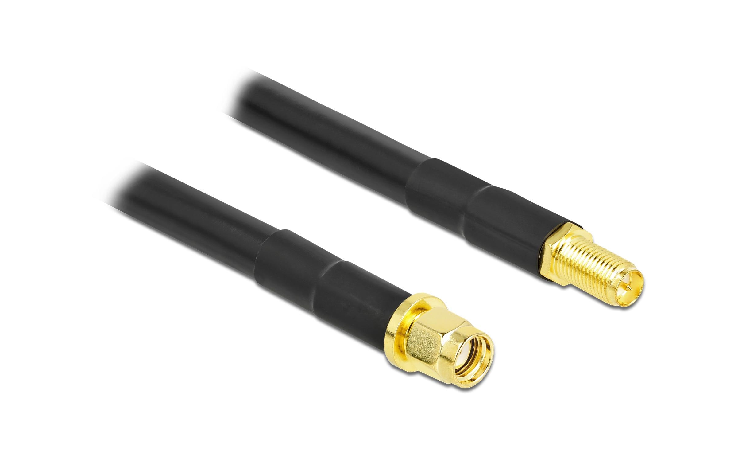 Delock Antennenkabel LMR/CFD300 RP-SMA zu RP-SMA, 1 m Delock Antennenkabel LMR/CFD300 RP-SMA zu RP-SMA, 1 m