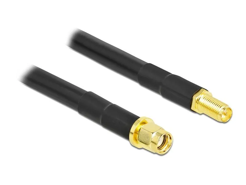 Delock Antennenkabel LMR/CFD300 RP-SMA zu RP-SMA, 1 m