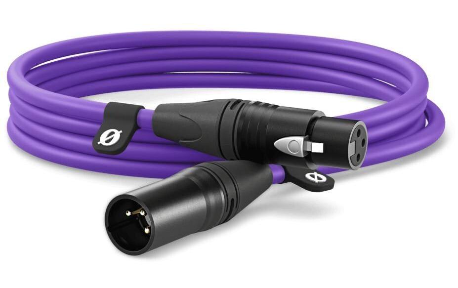 Rode XLR-Kabel XLRm-XLRf 3 m, Violett Rode XLR-Kabel XLRm-XLRf 3 m, Violett