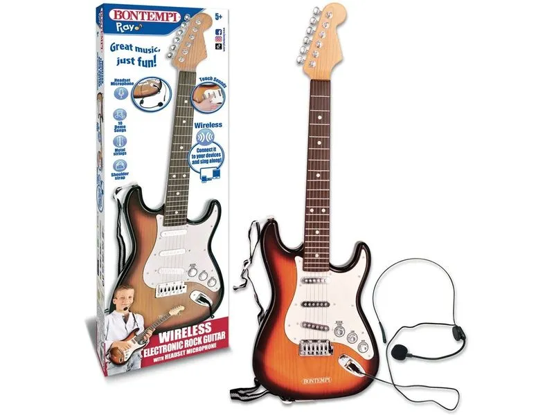 Bontempi Musikinstrument Elektronische Rockgitarre