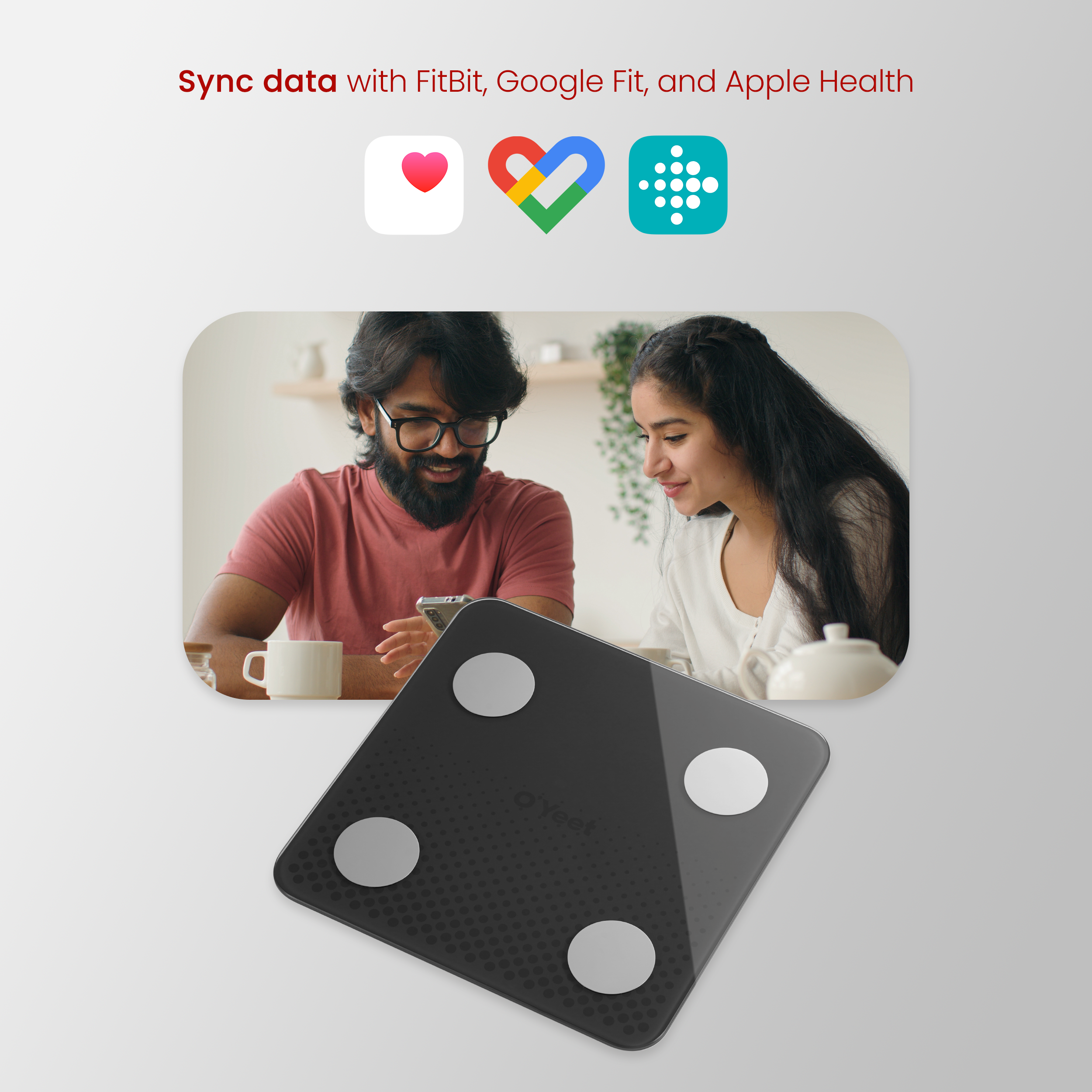 O`Yeet Smart Personenwage BS-OY01 Weiss O`Yeet Smart Personenwage BS-OY01 Weiss