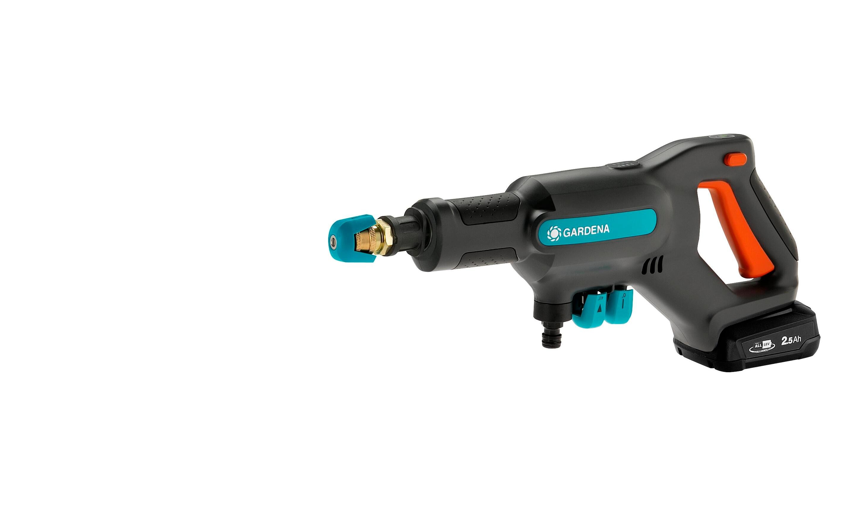 GARDENA Akku-Mitteldruckreiniger AquaClean 24/18 V P4A Set