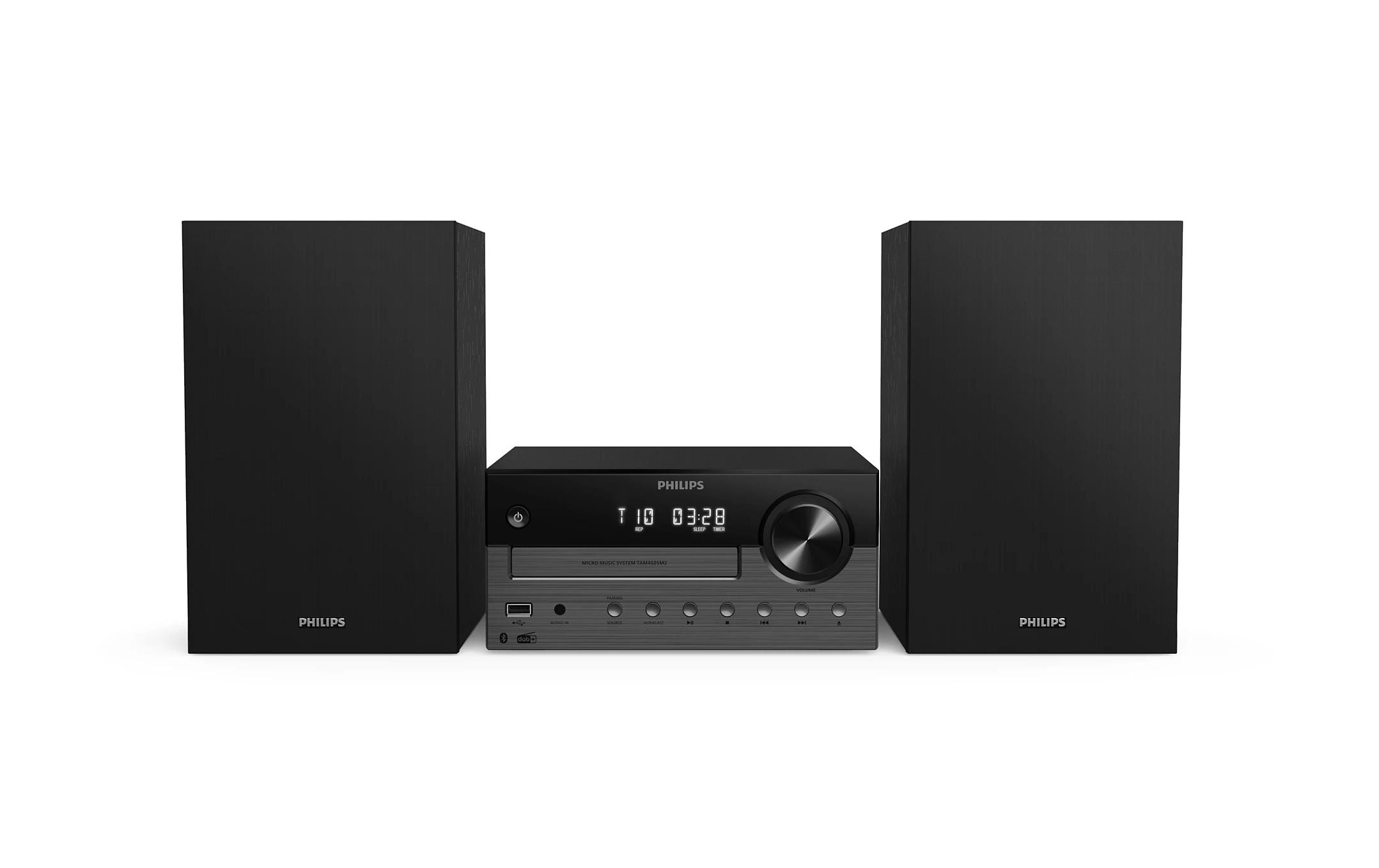 Philips Micro-HiFi Anlage TAM4505M2/12 Schwarz Philips Micro-HiFi Anlage TAM4505M2/12 Schwarz