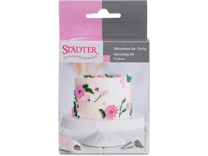 Städter Spritzbeutel Deko-Set 8-teilig Städter Spritzbeutel Deko-Set 8-teilig