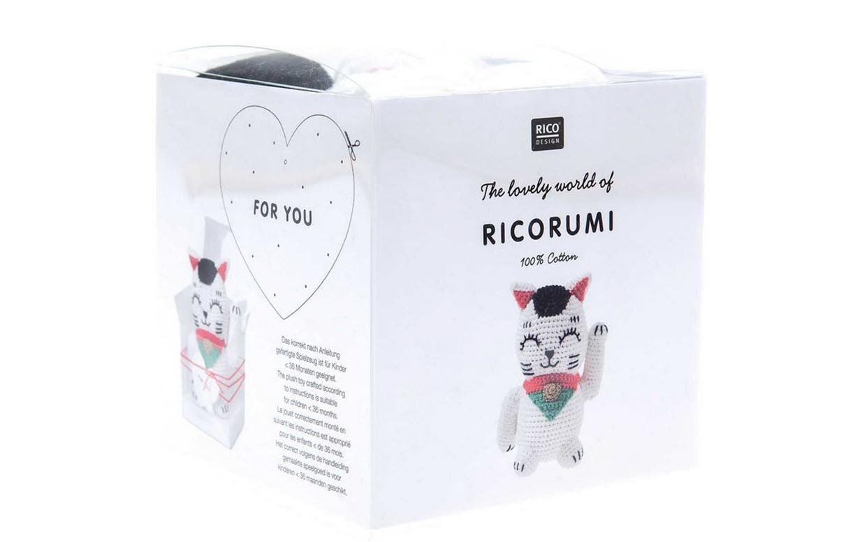 Rico Design Häkelset Creative Ricorumi Lucky Cat