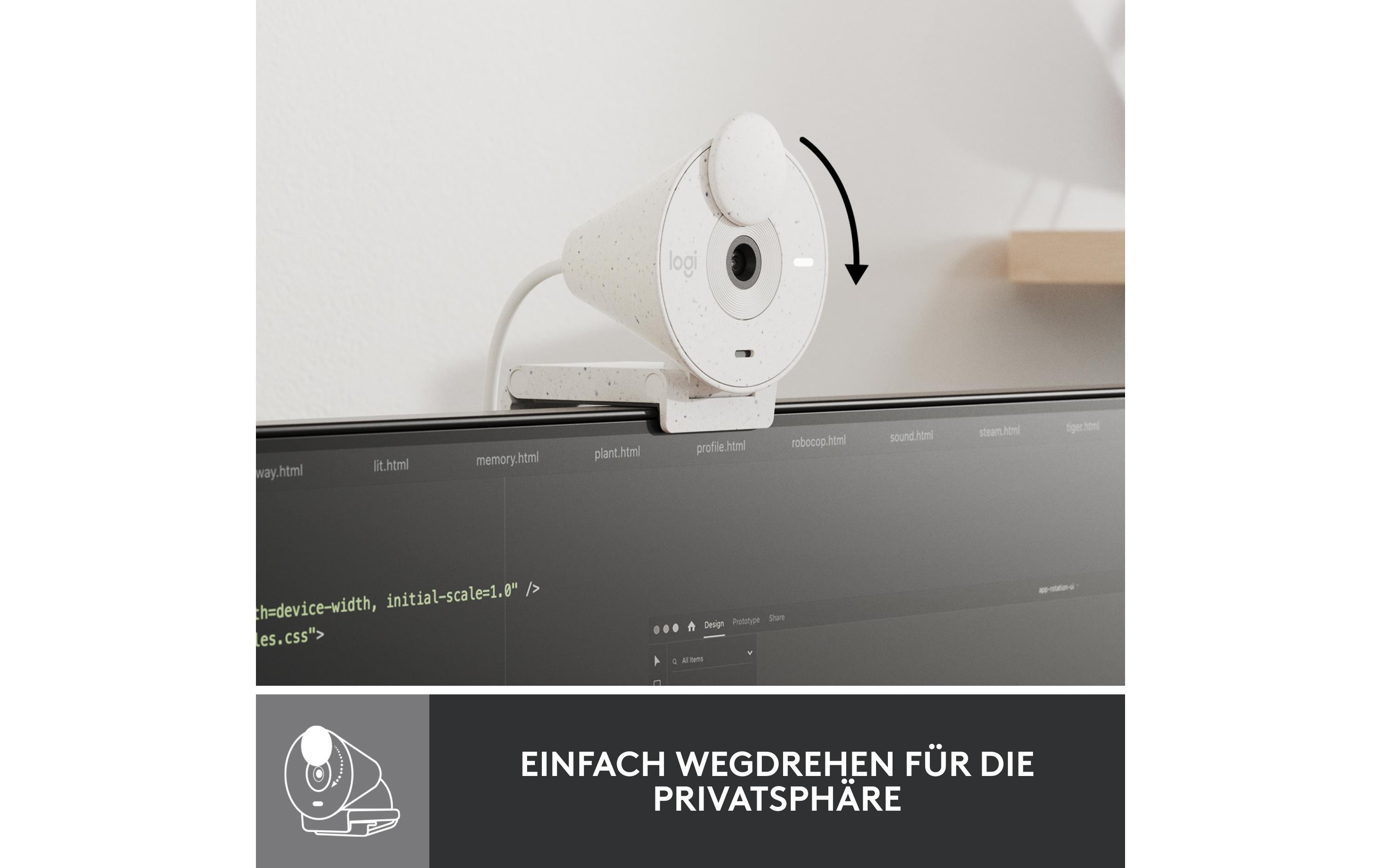 Logitech Webcam Brio 300 White