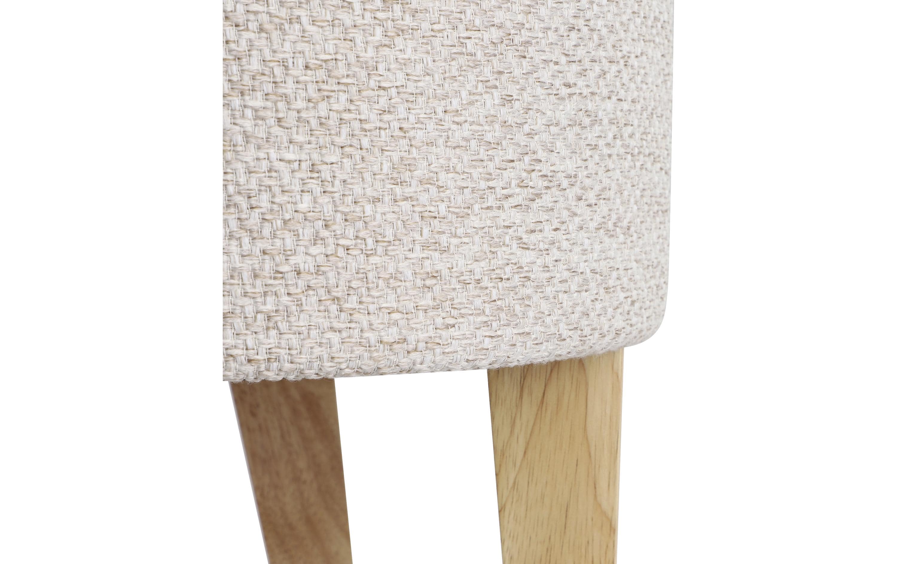 EGLO Hocker Mashike Ø 39 x 40 cm, Beige/Braun