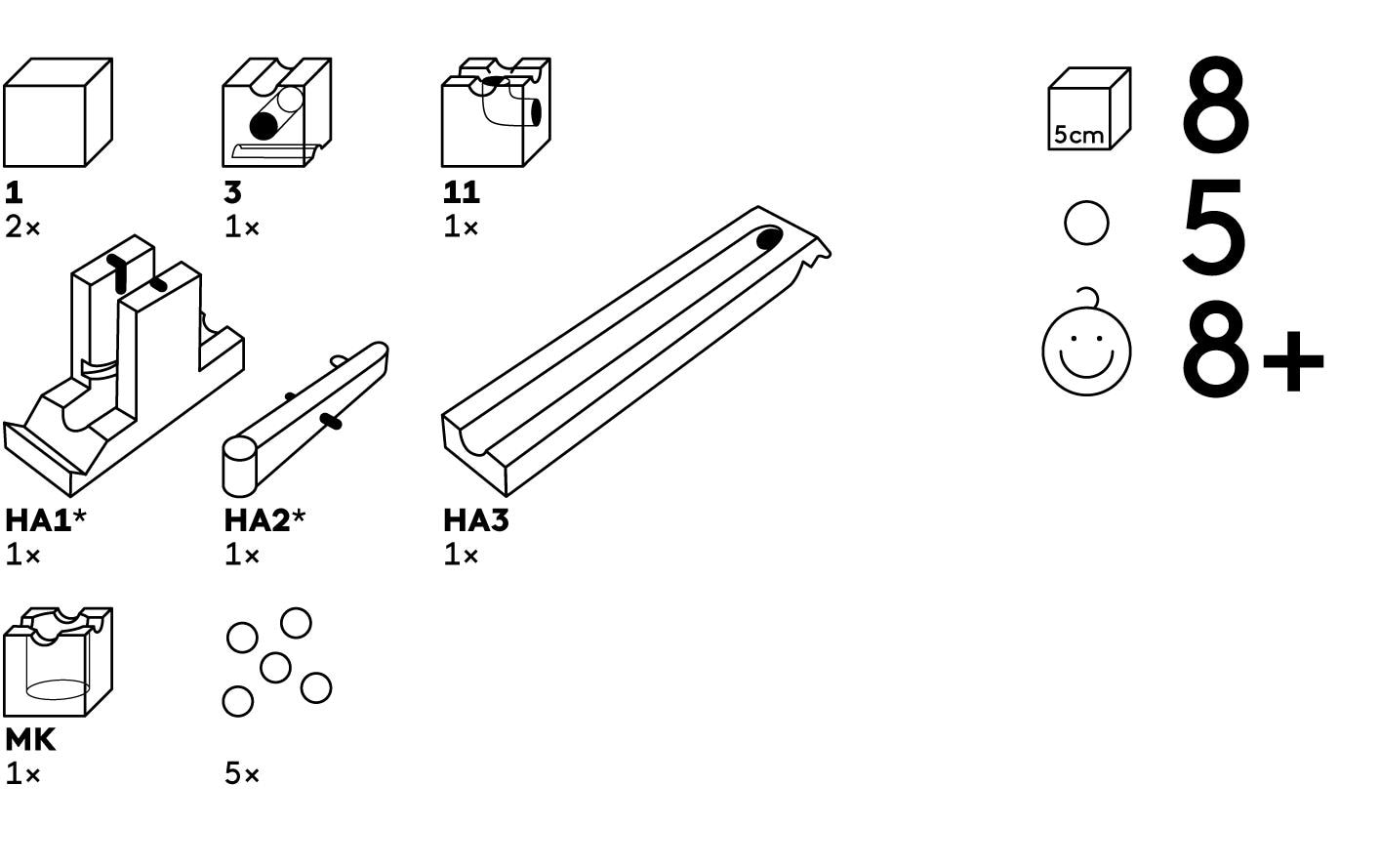 Cuboro Kugelbahn Zubehör CUBORO KICK