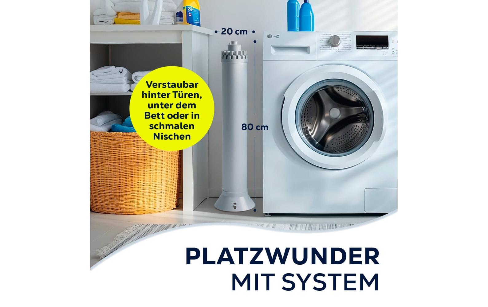 EASYmaxx Standtrockner 8 m Leine, 20 kg Wäsche