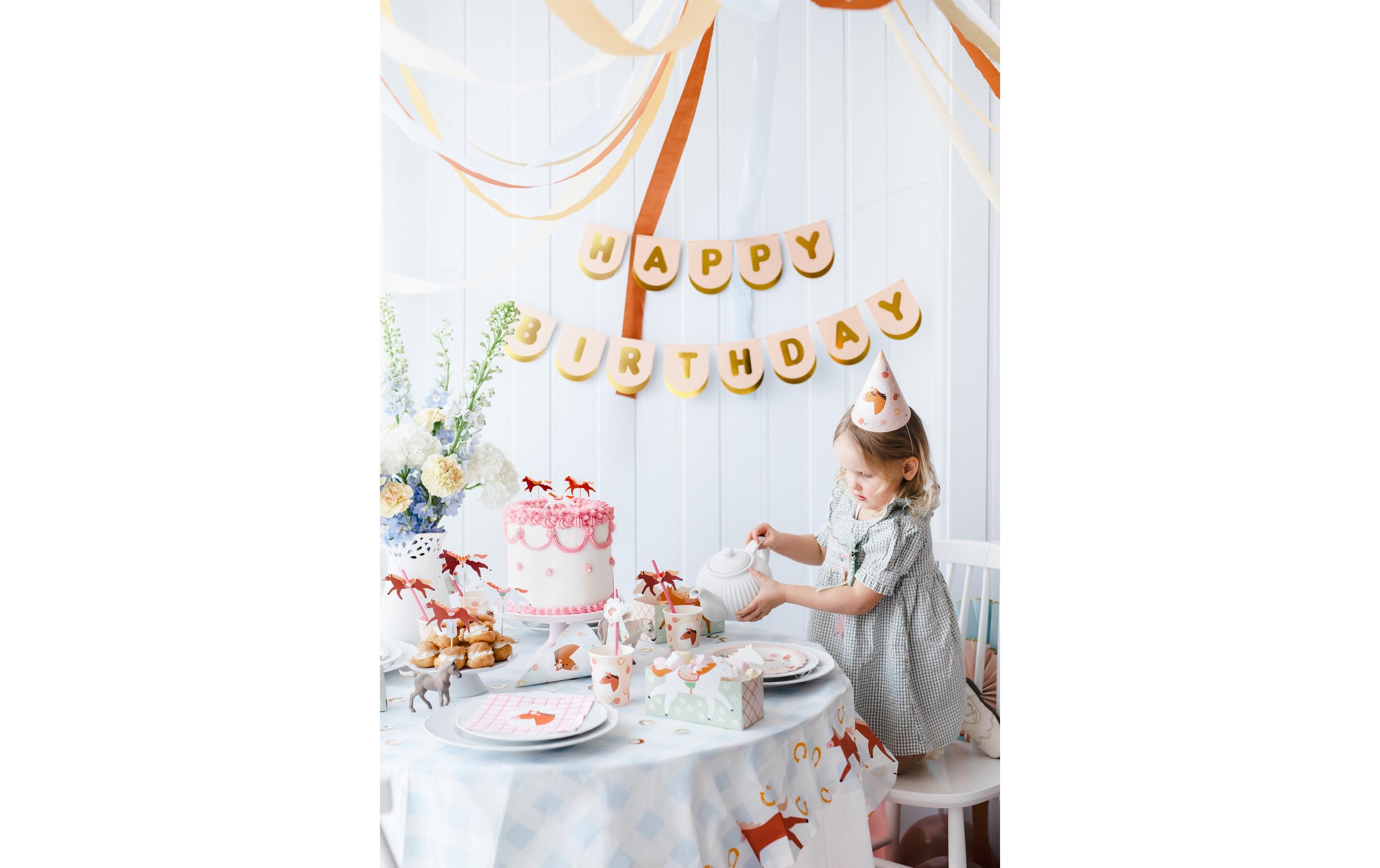 Partydeco Papierservietten Pferd, 33 x 33 cm, 12 Stück