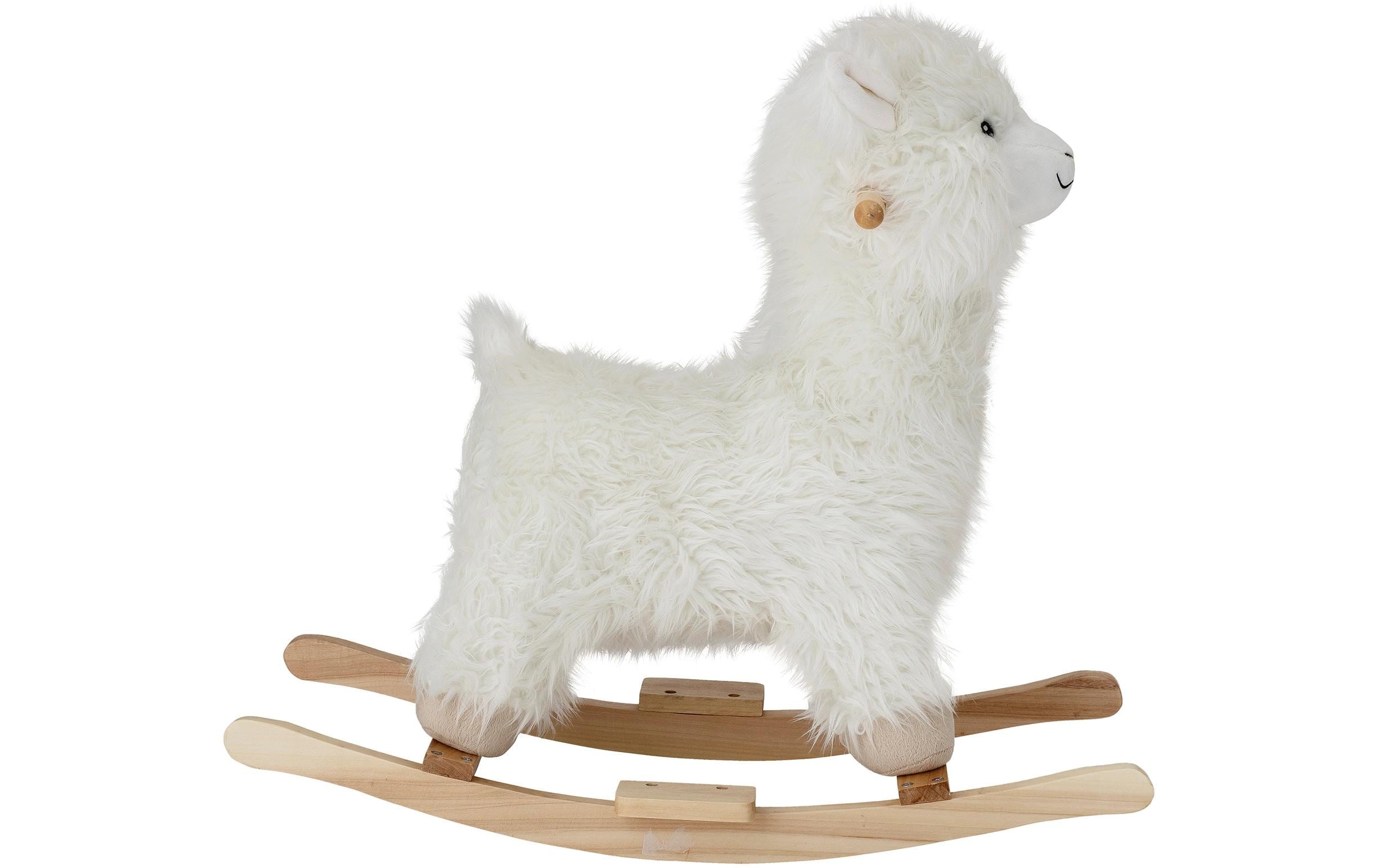 Bloomingville Schaukeltier Kinto Lama Weiss
