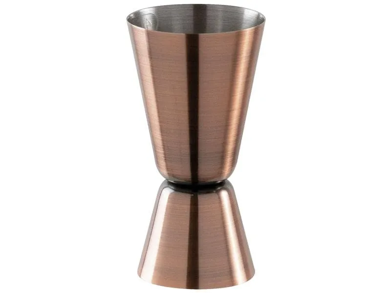Paderno Cocktail-Doppelmass 40/20 ml, Braun/Kupfer Paderno Cocktail-Doppelmass 40/20 ml, Braun/Kupfer