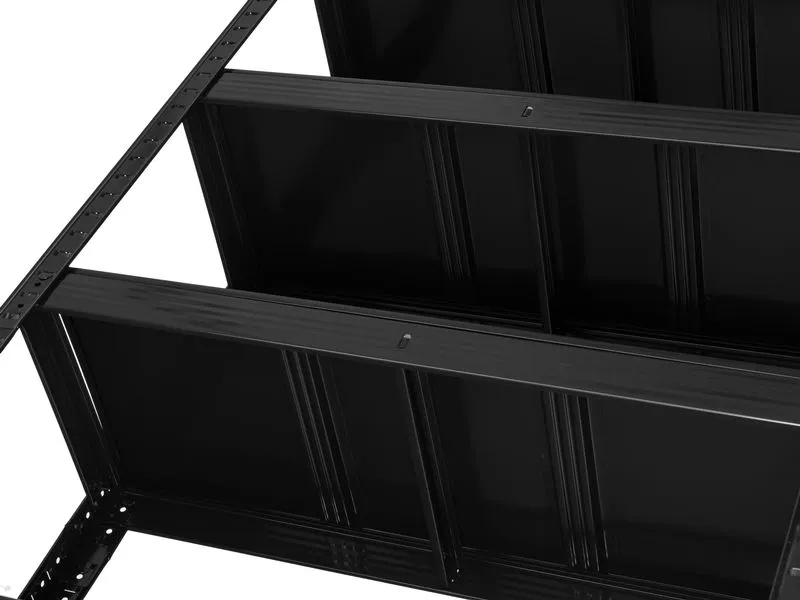 STRUCT Schwerlastregal Schwarz mit 5 Tablaren STRUCT Schwerlastregal Schwarz mit 5 Tablaren