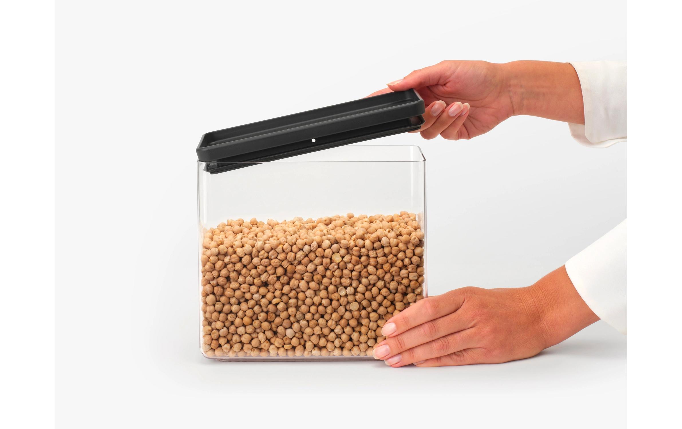 Brabantia Vorratsdose Tasty+ 3.5 l, Dunkelgrau