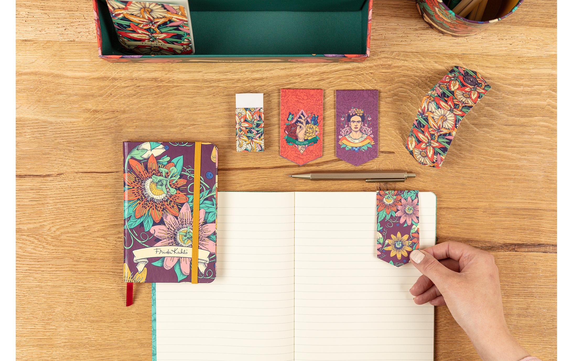 Clairefontaine Notizbuch Frida Kahlo assortiert, A6, Blanko, Mehrfarbig