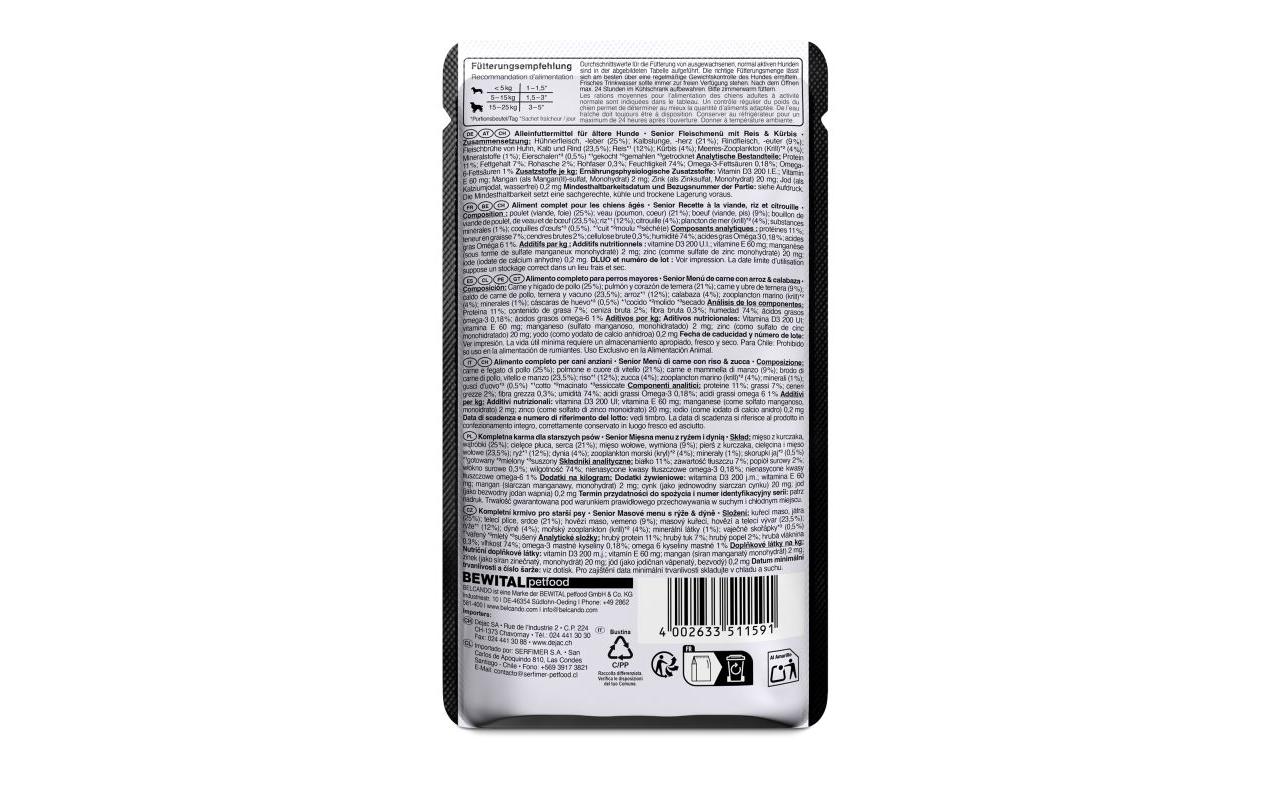 Belcando Nassfutter Senior 125 g