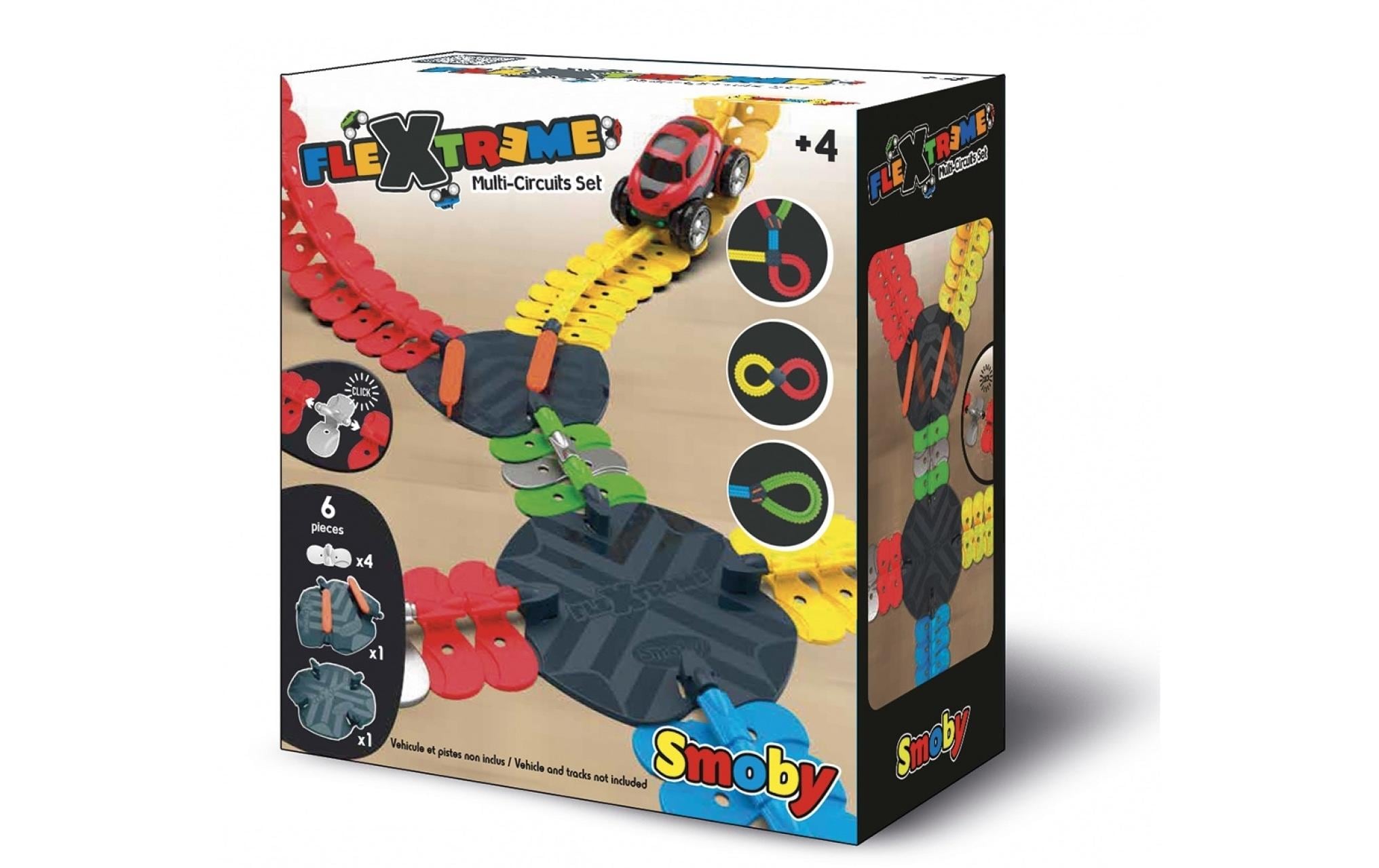 Smoby Zubehör FleXtreme: Kreuzung- und Weiche-Set Smoby Zubehör FleXtreme: Kreuzung- und Weiche-Set
