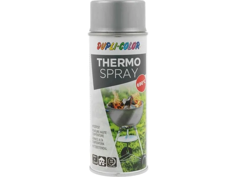 DUPLI-COLOR Hitzebeständige Sprühfarbe Thermo Spray Silber, 400 ml DUPLI-COLOR Hitzebeständige Sprühfarbe Thermo Spray Silber, 400 ml