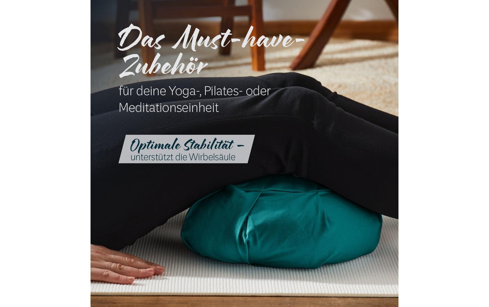 DoYourYoga Yoga-Kissen Ganesh Dunkelgrün